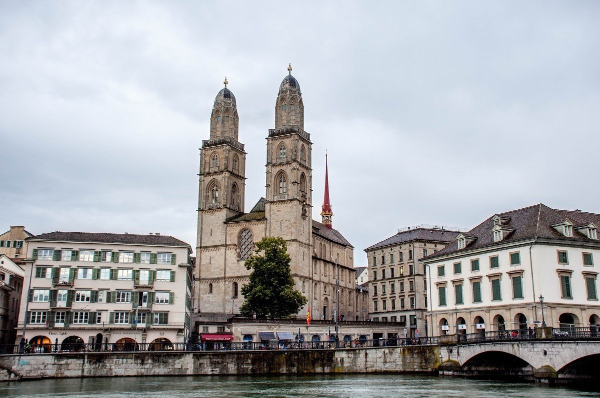 A highlight of my Zurich layover was a walking tour along the Limmat River.