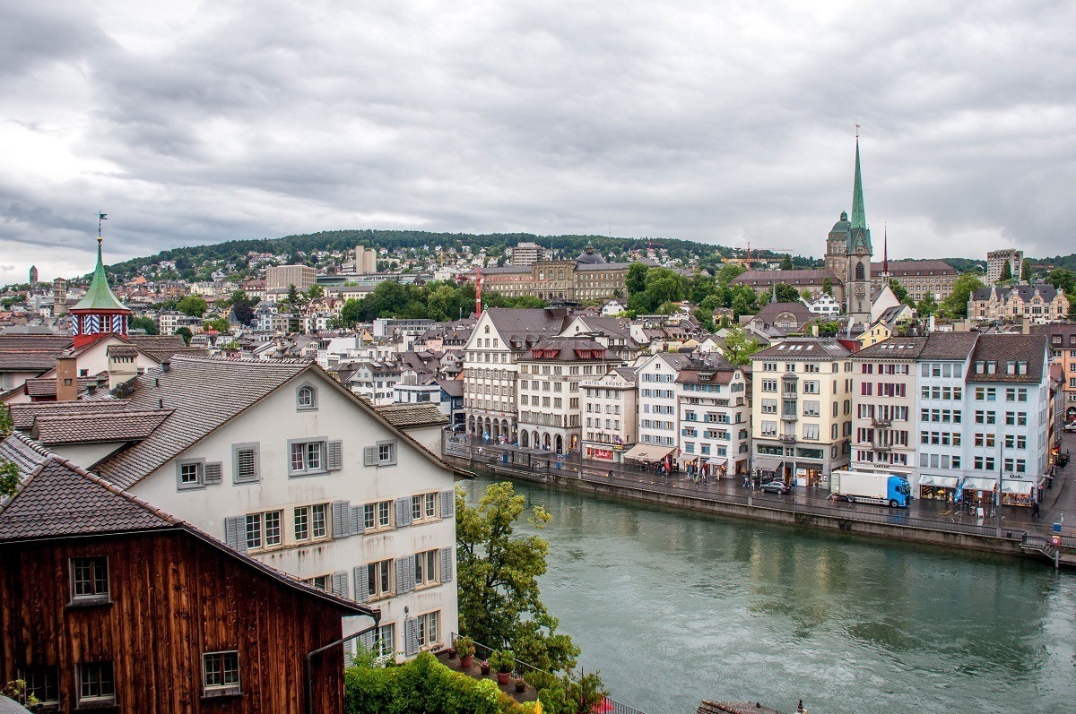 Exploring the old city on a Zurich walking tour