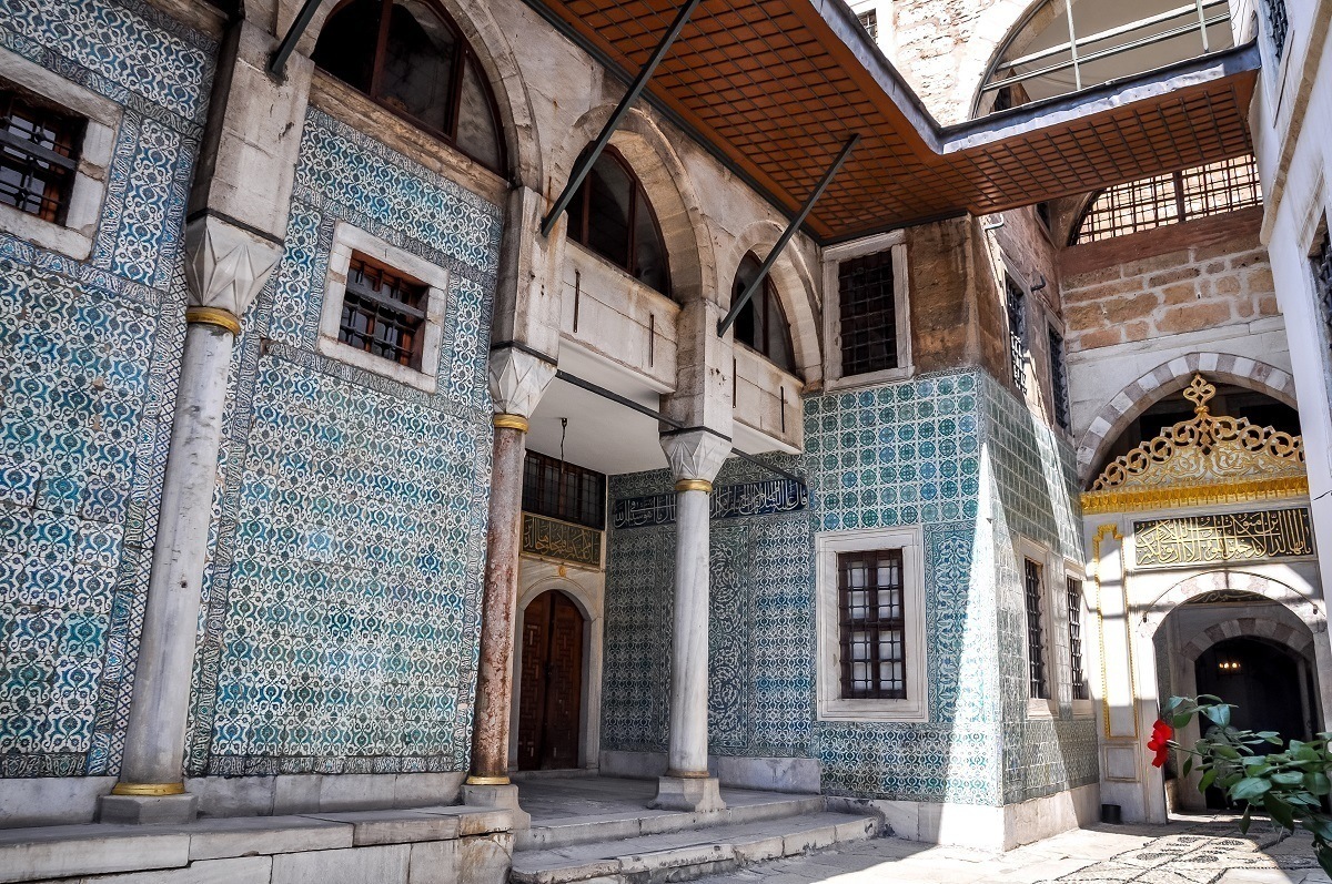 The inner harem of the Topkapi Palace Museum in Istanbul, Turkey